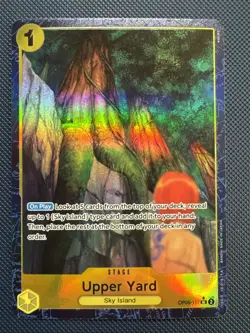 One Piece Upper Yard (Alternate Art) - Premium Booster The Best (PRB-01) NM Foil - Image 1
