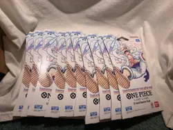LOT OF 10 One Piece English OP-05 Awakening Of The New Era Sleeved Booster Pack - Image 1