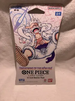 LOT OF 10 One Piece English OP-05 Awakening Of The New Era Sleeved Booster Pack - Image 2