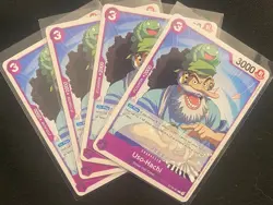 4x Uso-Hachi - ST18-001 - PRB02 Reprint - One Piece TCG - English Playset - Image 1