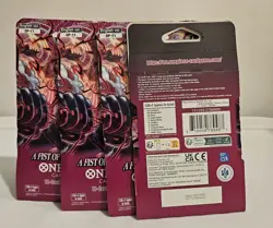 Lot of 4One Piece OP-11 A Fist of Divine Speed Sleeved Booster Packs English - Image 2