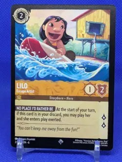 Disney Lorcana Lilo - Escape Artist #2/204 - Image 1