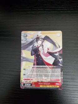 Weiss Schwarz CCG - Azur Lane - Peter Strasser - AZL/S102-E077 R (English) - Image 1