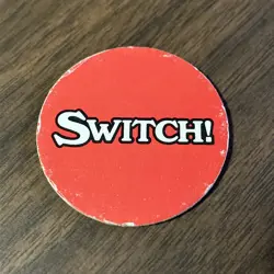 Pizza Party Board Game 1987 Replacement Pieces Cards Red Switch - Image 1