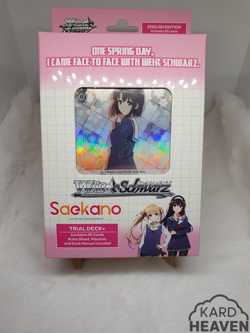 Saekano: How To Raise A Boring Girlfriend Trial Deck+ - Sealed - Weiss Schwarz - Image 1