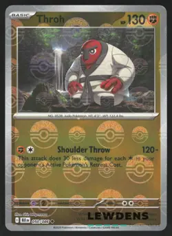 Throh - 050/086 - POKE BALL Reverse Holo - Black Bolt - Pokemon Card - Image 1