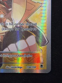 Lysandre's Trump Card (118 Full Art) 118/119 XY - Phantom Forces Holo - Image 4