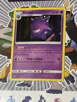 Gengar 38/111 Sm-Crimson Invasion Holo Pokemon Card Nm/M - Image 1