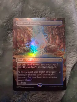 Hallowed Fountain (Borderless) Lorwyn Eclipsed Foil Near Mint - Image 1