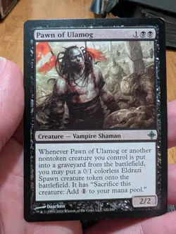 Magic: The Gathering Pawn of Ulamog Rare Creature Rise Eldrazi Black 2010 122 - Image 1