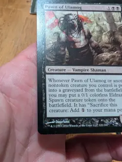 Magic: The Gathering Pawn of Ulamog Rare Creature Rise Eldrazi Black 2010 122 - Image 5