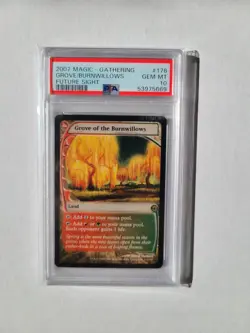 MTG Grove of the Burnwillows PSA 10 GEM MINT Future Sight 2007 Magic Card #176 - Image 2