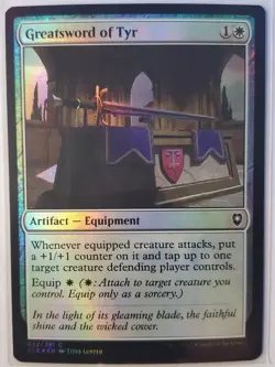 1x Greatsword of Tyr Battle for Baldur's Gate Foil - NM Condition - Image 1