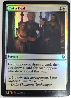 Cut a Deal - Commander Legends: Battle for Baldur's Gate - NM Foil - Image 1