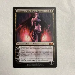Liliana of the Dark Realms [Core Set 2014] Magic the Gathering LP MTG - Image 1