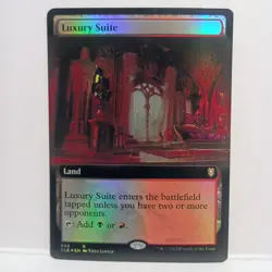 MTG Battle for Baldur’s Gate Luxury Suite 602 Extended Art Foil Rare NM - Image 1