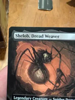 Magic: The Gathering Shelob, Dread Weaver Rare Commander LOTR Extended Art Blac… - Image 2