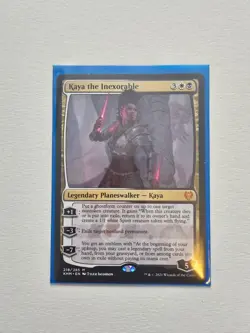 Magic the Gathering NM Planeswalker Kaya the Inexorable Kaldheim Regular - Image 2