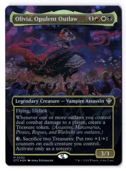 Olivia, Opulent Outlaw NM* FOIL BORDERLESS Outlaws Thunder Junction -UnltdCards - Image 1