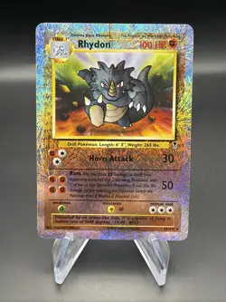Rhydon - Reverse Holo - 35/110 Legendary Collection - Pokemon TCG - 2002 - Image 1