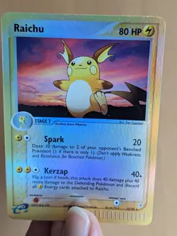 Pokemon: Raichu 13/95 Reverse Holo Rare. Team Magma vs Team Aqua. VLP/NM - Image 1