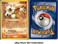 2004 Pokemon, EX Team Rocket Returns, #51/109 Cubone, Common - Image 1