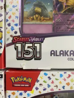 4X Alakazam Ex Collection Boxes Scarlet & Violet 151 Pokemon 2023 Sealed - Image 3