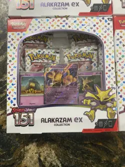 4X Alakazam Ex Collection Boxes Scarlet & Violet 151 Pokemon 2023 Sealed - Image 5