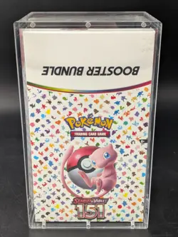 Pokemon 151 SV3.5 Booster Bundle Display Factory Sealed Case W/Acrylic Case - Image 1