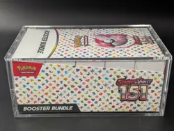 Pokemon 151 SV3.5 Booster Bundle Display Factory Sealed Case W/Acrylic Case - Image 4