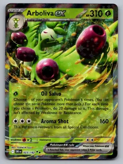 ARBOLIVA EX 023/182 DOUBLE RARE DESTINED RIVALS POKEMON NM - Image 1