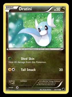 Dratini 81/116 Plasma Freeze Pokemon NM - Image 1