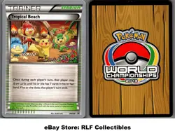 2012 Pokemon, Black & White Promos World Championships, #BW50 Tropical Beach - Image 1