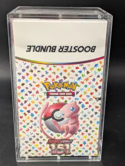 Pokemon 151 SV3.5 Booster Bundle Display Factory Sealed Case W/Acrylic Case - Image 1