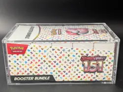 Pokemon 151 SV3.5 Booster Bundle Display Factory Sealed Case W/Acrylic Case - Image 4