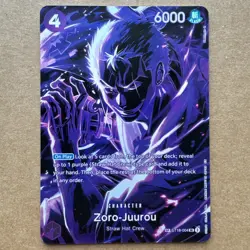 Zoro-Juurou (ST18-004) Alt Art English SP Rare - One Piece TCG - Image 1