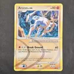 Pokemon Arceus Holo Rare Card AR8 Arceus Set Break Ground 2009 TCG - Image 1
