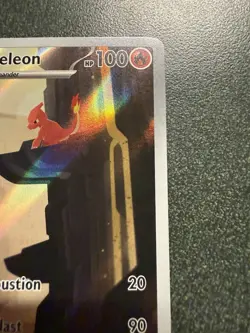 Pokemon Charmeleon 169/165 Scarlet & Violet 151 Holo Illustration Rare Card 2023 - Image 2