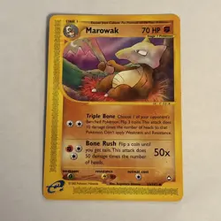 Marowak 54/147 Aquapolis Pokemon Card - Image 1