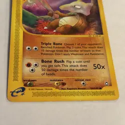 Marowak 54/147 Aquapolis Pokemon Card - Image 2