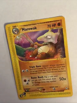 Marowak 54/147 Aquapolis Pokemon Card - Image 3