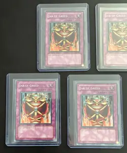 Yugioh Jar of Greed LOT 5 Cards SKE-047 SD3-EN029 YSD-EN036 3 are First Edition - Image 2