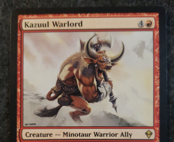 MTG Kazuul Warlord -NEVER PLAYED - Zendikar -English NM (DS3D1C9) - Image 3