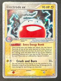Electrode ex SWIRL! 107/112 2004 EX FireRed & LeafGreen Pokemon Card TCG Holo Lp - Image 1