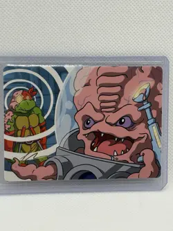 Krang, Master Mind GOLD STAMPED Art Card (25/54) Art Series: TMNT - Image 1