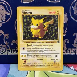 Pikachu Promo 1 WOTC Black Star Promo Card MP - Image 1