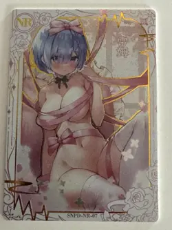 REM RE:ZERO NR SNPD-NR-07 Charm Of Goddess Story Anime Collectible Card - Image 1
