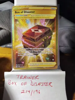 Box of Disaster - 214/196 - Pokemon Lost Origins Secret Rare Card NM - Image 1