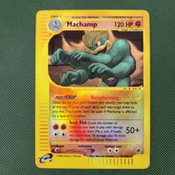 MP Reverse Holo Machamp 51/165 Expedition Rare Nintendo Pokemon Card - Image 1