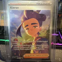 Pokemon TCG Kieran Trainer Prismatic Evolutions Card 174/131 Sir - Image 1